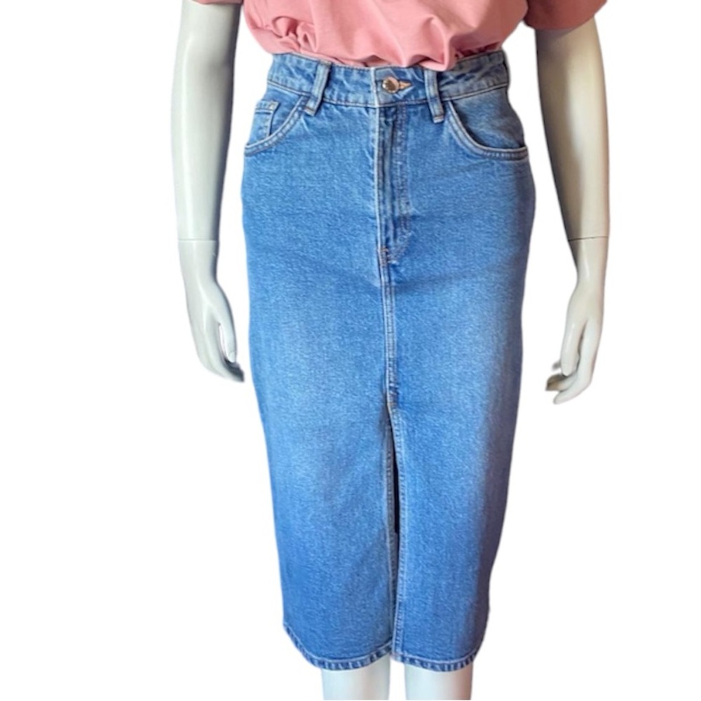 TRAFALUC AUTHENTIC DENIM SKIRT